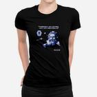 Galileo Inspirierendes Zitat Frauen Tshirt, Schwarzes Design für Wissenschaftler