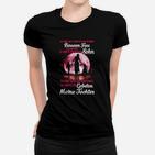 Personalisiertes Vater-Tochter Frauen Tshirt, Wolf Motiv und Spruch