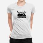 Landwirtin Stolz Frauen Tshirt – Ländliches Motiv für Damen