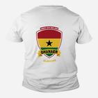 Ghanaer Wappen Herren Kinder Tshirt, Stolz Ghana Motiv