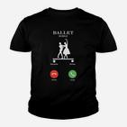 Ballett Mobile Lustiges Kinder Tshirt mit Anrufannahme-Design