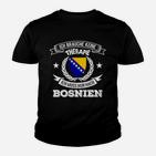 Bosnien-Therapie Kinder Tshirt: Ich muss nur nach Bosnien Lustiges Design
