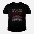 Erstes Weihnachten mit Ehefrau 2018 Kinder Tshirt, Männer Persönliches Design