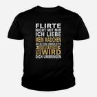 Flirte nicht mit mir Kinder Tshirt Herren, Liebe mein November Mädchen