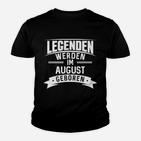 Geboren August Geburtstag Geburt Kinder T-Shirt