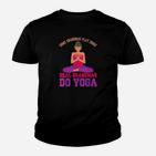 Geschenk Für Großmutter Lustige Oma Yoga Kinder T-Shirt