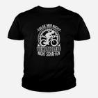 Herren Radfahrer-Kinder Tshirt Folge mir nicht - Du schaffst es nicht, Spruch Design