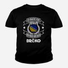 Humorvolles Brčko-Therapie Schwarzes Kinder Tshirt, Lustiges Design