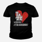 LA Liesing Atzersdorf Herz Logo Kinder Tshirt, Trendiges Design in Schwarz