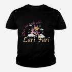 Lustiges Lari-Fari Kinder Tshirt mit Comic-Schaf, Spaß-Kinder Tshirt für Feste