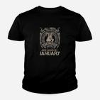 Mann Geboren Am Januar Zodiac -Horoskop- Kinder T-Shirt