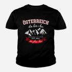Österreich Da Bin I Her Kinder T-Shirt