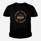 Personalisiertes Vintage Geburtsjahr Kinder Tshirt ROSCH – Die Legende”, Retro Look