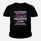 Prinzessin Polizistin Kinder Tshirt, Lustiges Motto für Frauen