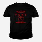 Schwarz-Rotes Anthony Modeste II Fan-Kinder Tshirt mit Slogan, Handzeichen Design
