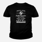 Schwarzes Fußball-Mama Kinder Tshirt, Spruch für Fußballmütter