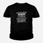 Schwarzes Kinder Tshirt Angepisste Security Warnung, Lustiges Sicherheitspersonal Design