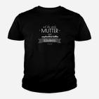 Stolze Mutter Kinder Tshirt, Schwarzes Tee mit Spruch für Mütter