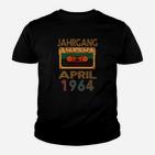 Vintage April 1964 Kassettentape Geburtstags-Kinder Tshirt, Retro-Stil