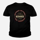 Vintage Schwarzes Kinder Tshirt Bohner - The Legend, Retro Tee