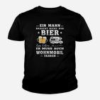 Wohnmobil & Bier Liebhaber Kinder Tshirt, Für Männer mit Humor