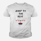 Jump to the Beat Kinder Tshirt, Trampolin-Motiv Musik Tee