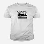 Landwirtin Stolz Kinder Tshirt – Ländliches Motiv für Damen