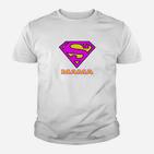 Super Mama Kinder Tshirt im Superhelden-Stil, Design für Mütter