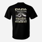 Papa und Tochter Verbundenheit T-Shirt, Herz&Seele Motiv
