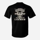 Schwarzes Adler T-Shirt, Geburtsjahr 1964, Legenden Design