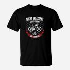 Fahrrad-Motiv T-Shirt Nicht Anfassen – Zahnfee Warnung für Radfahrer