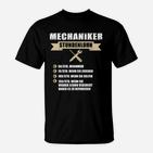 Mechaniker Humor T-Shirt, Stundenlohn Aufdruck – Lustiges Handwerker Tee