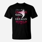 Nur Ein Kroatisches Mädchen In Einer Deutschen Welt- T-Shirt