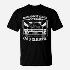 Schwarzes Herren-T-Shirt, Lustiger Spruch für Erzieher, Witziges Design