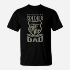 Soldaten-Vater Stolz T-Shirt, Bevorzuge den Titel Papa