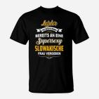Spruch Herren T-Shirt: Vergeben an Slowakische Frau, Lustiges Design