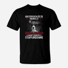 Staffordshire Bull Terrier Alten Mann T-Shirt, Lustiges Haustier-Herren-Shirt