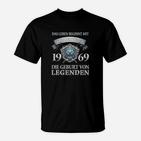 Vintage 1969 Geburtsjahr Legenden T-Shirt, Retro Look Design