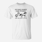Ich Mag Hunde Und Pferde T-Shirt