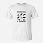 Lustiges T-Shirt mit Tiermotiv: Dieses Geräusch würde entstehen, wenn es passt