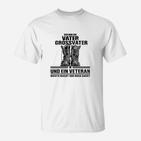 Vater-Opa Veteran T-Shirt, Einzigartiges Design für Großväter
