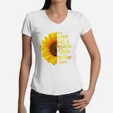 In A World Full Of Regular Girls Be A Marty Stuart Fan Women V-Neck T-Shirt
