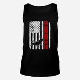 Best Bearded Dragon Dad Ever American Flag Unisex Tank Top