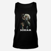 Black  Scream  Slasher Film Unisex Tank Top
