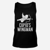 Cupids Wingman Valentines Day Gift For Valentines Unisex Tank Top