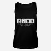 Funny Periodic Table The Key Elements Of Humor Unisex Tank Top