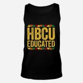 Hbcu Educated  Historical Black College Alumni Long Sleeve Unisex Tank Top