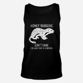 Honey Badgers Don't Care Unisex Tank Top