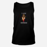 I Love Vegetarians Funny Turkey Animal Rights Vegan Unisex Tank Top