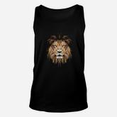 Lion Face Polygonal King Of The Jungle Unisex Tank Top